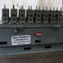 8 Soporte, Yoder # M1-1 / 2, perfiladora, R-L, eje de 1.5 ", 8 R / S, 15 HP, engranaje igual, # 67279