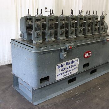 8 Stand,Yoder#M1-1/2, rollformer,R-L,1.5" arbor,8 R/S,15 HP,equal geared,#67279