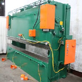 100 Ton,Wysong &amp; Miles#THS100-144, hydraulic press brake,12â€™ OA,126-1/2" BH,10 HP,#64990