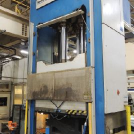 300 Ton,Hydraulico#300/100/15/1830-1220, hydraulic press,45" stroke,65 DL,72.90 x 48.61 bed,windows,1997,#13934J