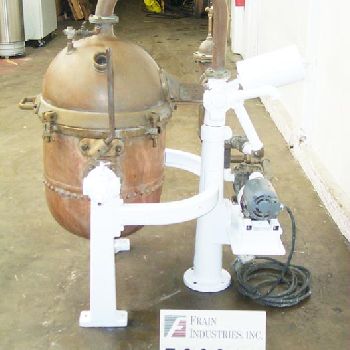 56 gal.Simplexjacketed copper vacuum cooking vessel heated by recirculated steam