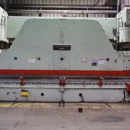 500 Ton,Cincinnati#500H, Hyd press brake,20â€™ OA,16â€™6" BH,50 HP,elec foot pedal,#8276P