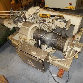 7.5 Ton,Chester#WDMT151S, sgl girder wire rope powered trolley &amp; hoist,low head room,’02