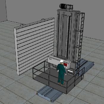 TechniDrill/ Carlton #5HBhoriz, 120" vertical Y-Axis,160 horiz.X-Axis,2 x 50 drill,1990’s