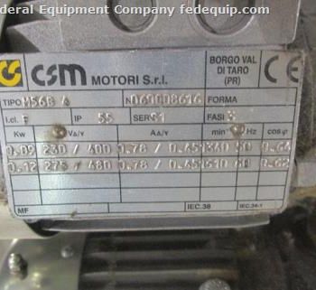 Mimi#UNIBLOCK-510/FF, 500mm W seal,250mm prod.hgt,tang.infd.conv,pusher arm,Siemens Sematic #S7-200PLC,#49960