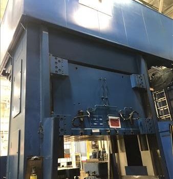 350 Ton,Dieffenbacher#DSS-320/2200, drawing, 31.5" stroke, 87 x 47 bed, Simatic PC, 2000