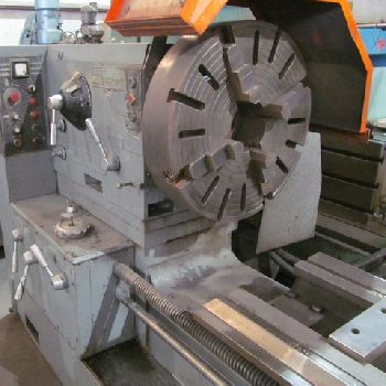 36" x 136Poreba#TPK-90/3M, engine lathe, 15-1/2 S/R, 4-jaw 24 chuck, 3-3/4 bore