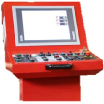 4’ x 1/4"Akyapak#AHS-12/04, 4-roll plate roll,torsion bar,digital display,cone bending device,free standing control panel