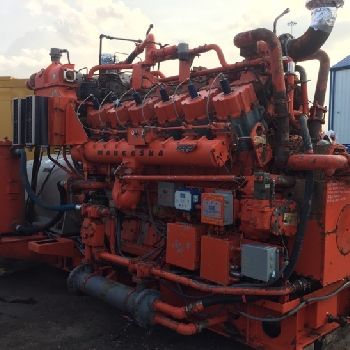 1000 KWWaukesha#1000KW, NG generator set, 2400/4160 V., 3-phase