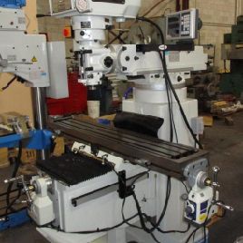 Magnum-Cut#3VS, vertical milling machine,10" x 54 table,3 HP,one shot lube,new,#3477