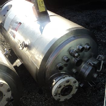 LeeIndustries #600LU, 600 liter reactor,316L Stainless Steel,dished top &amp; bottom,30" diameter x 68 straight side,50/100 psi,jacketed 2000,#40705