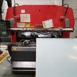 80 Ton,Amada#RG-80, upacting, NC9EXII, 94.6" bend length.,3.94 str.,14.58 OH, 1994