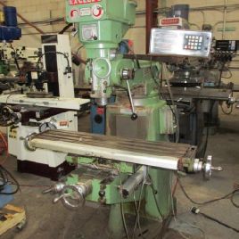 Ex-Cell-O#602, vertical miller,9" x 46 table,2-Axis Acu-Rite DRO,auto quill feed,#3854