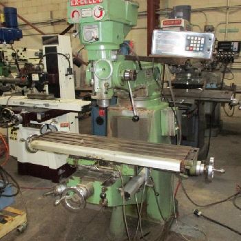 Ex-Cell-O#602, vertical miller,9" x 46 table,2-Axis Acu-Rite DRO,auto quill feed,#3854