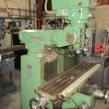 Ex-Cell-O#602, vertical miller,9" x 46 table,2-Axis Acu-Rite DRO,auto quill feed,#3854