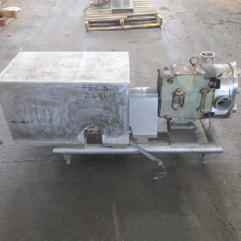 130 GPM,Waukesha#130, 3" pump, Stainless Steel, #2681-4