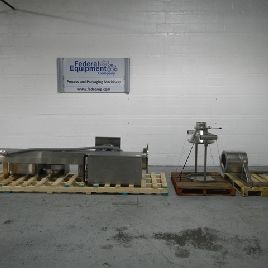 Bin Lift,LB Bohle#HS600, Stainless Steel,floor mounted,600 kg cap,drum att.f/19" diameter x 30 H drums,575 V.,2-ph,60 Hz,controls, 2011,#42719