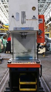 57.7 Ton,Neff#DF50-15M, 10" str,24 DL,30 x 21 Bed,410 IPM advance,15 HP,1998,#10331