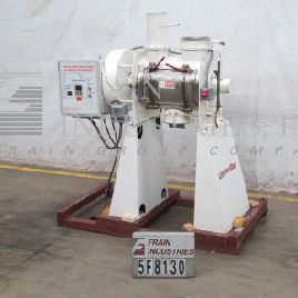 Littleford#FM-130, 130 liter (4.6 cu.ft.) 316 Stainless Steel plow mixer, vari-speed control, manual operator discharge port