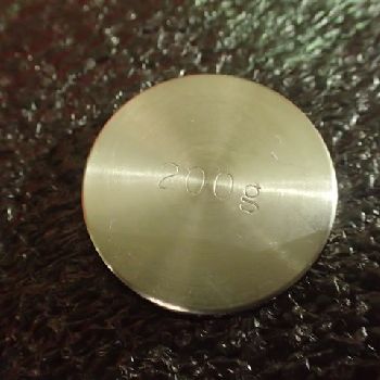 Calibration Weights, (3)200 gram &amp; (1)100 gram, #2886-33