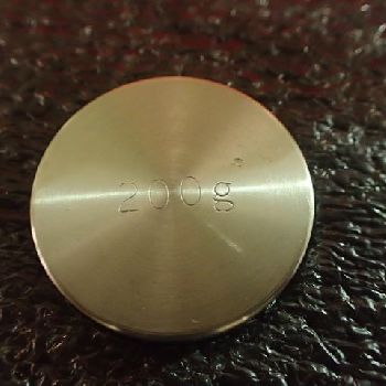 Calibration Weights, (3)200 gram &amp; (1)100 gram, #2886-33
