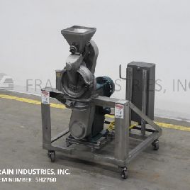 Alpine#160Z, compact, pin mill with Stainless Steel contact parts, 5 HP drive, 9-1/2" x 6-1/2 discharge chute