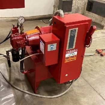 Extrude Hone#VECTOR-8/6, hydraulic system,chiller,8" cyl.dia.,AB PLC,1998,#48424