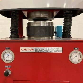 Extrude Hone#VECTOR-8/6, hydraulic system,chiller,8" cyl.dia.,AB PLC,1998,#48424