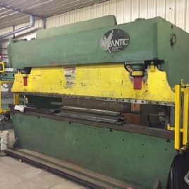 135 Ton,Atlantic#HD135-12-10, 12â€™ OA,124" BH,Auto Gauge CNC1000,X-Axis CNC BG,1985