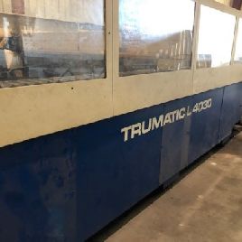 Trumpf # TRUMATIC-L4030, láser de CO2 de 4000 vatios, Siemens, 6 'x 12', 2003, # 11599