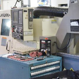 Okuma # LB-300-M / 500, OSP-U100L, fresado en vivo, portabrocas 3j, desintegrador de virutas, 20.86 "swing, '99
