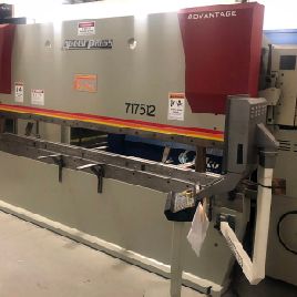 175 Ton,Accurpress#717512Advantage, 12â€™ OA,ETS 3000 3-Axis,crowning die holder,2005