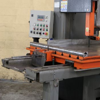 Friggi#FG-600-TS, vertical saw, 5370mm blade, 51" x 58 table, 2008, #70658