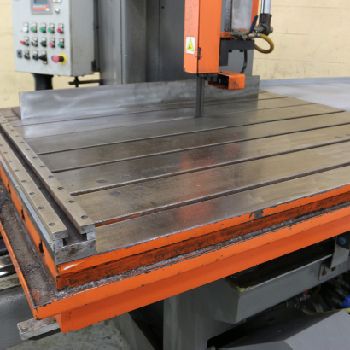 Friggi#FG-600-TS, vertical saw, 5370mm blade, 51" x 58 table, 2008, #70658
