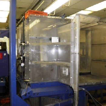 Nordson#HORIZON-400, reclaim powder booth, 16 auto gun system, 2â€™-6" W x 3â€™ H