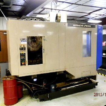 Hitachi-Seiki#VK45-II, CNC VMC,30" X,19.7 Y,19.7 Z,8000 RPM,Cat 40,30 SMTC,44.1 x 19.1 table,10 HP,rigid tapping,RS-232,1995