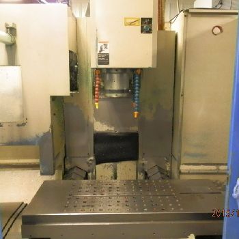 Hitachi-Seiki#VK45-II, CNC VMC,30" X,19.7 Y,19.7 Z,8000 RPM,Cat 40,30 SMTC,44.1 x 19.1 table,10 HP,rigid tapping,RS-232,1995