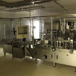 Groninger#DFVK600S, filling/capping system, with Groninger Ma 200, Sybermat box loader, 2003