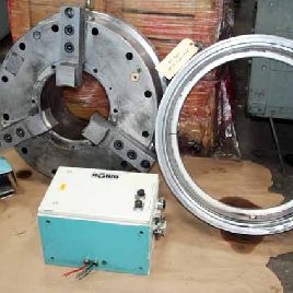 25" 3-JawATS, #BP-640-275, 10-3/4 Thru Hole,, adj. grip force, Rohn control, foot pedal