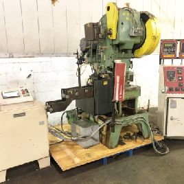 22 Ton,Minster#B1-22, 1.5" str, 9.75 SH, Waddington 5 servo feed, 750 SPM, Di Pro 1500 die protection, A/C, #BL5202