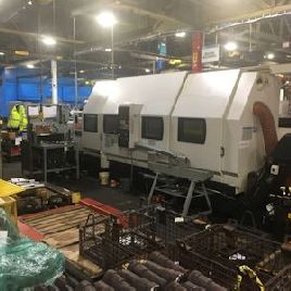 Mazak # SLANT-TURN-50NX 3000U, Fanuc 640T, автоматическая смазка, 31,69 "качели, 129,41 центров, 12,5 отверстия шпинделя