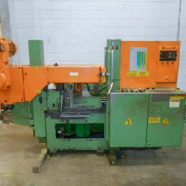 14" x 14Kasto#HBA360AU, dual column, 14 x 14 square, 65.6-426 IPM, 5.5 HP, 1987