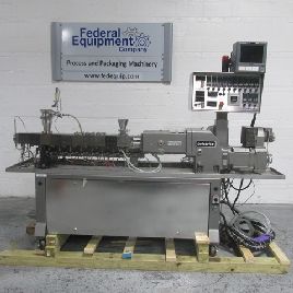 Leistritz#MICRO27-GGC-40D, Twin Screw Extruder Pelletizer, 16 HP, 27 MM, 40:1 L/D, 500 RPM, elec.heated, 1999, #2836-10