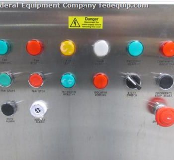 Applied ContainmentEngâ€™ g., portable, HEPA air handler, Stainless Steel, cab. w/controls, (1) 5" &amp; (1) 4 ports, #49021