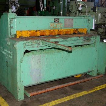 12 ga. x 4’Pexto#12-U4-F, mechanical power squaring shear,18" ROBG,3 HP,#11056