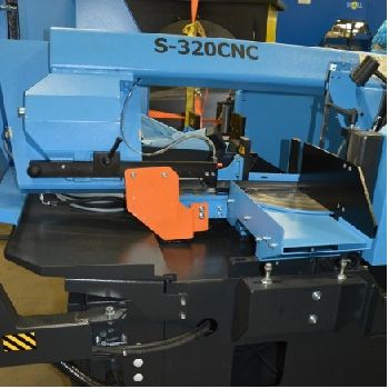 11.75" x 12.5DoAll#S-320CNC, Structurall auto CNC swivel bandsaw,chip conv,new