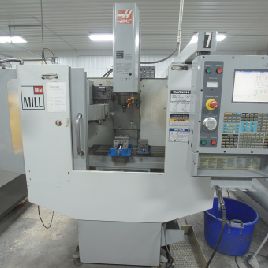 Haas # MINI-MILL, CNC VMC, 16 "X, 12 Y, 10 Z, 6000 RPM, Cat 40,10 ATC, mesa 36 x 12, 2006, # 1554