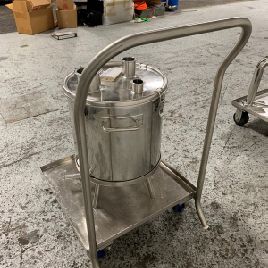 Contenedor de acero inoxidable Eagle de 9.24 galones, 35 litros, # 3348-29