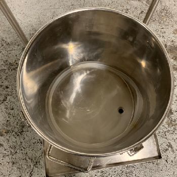 9.24 gal.EagleStainless Steel container, 35 liter, #3348-29