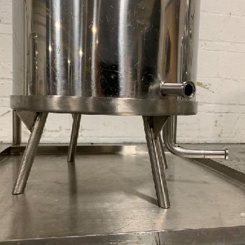 9.24 gal.EagleStainless Steel container, 35 liter, #3348-29